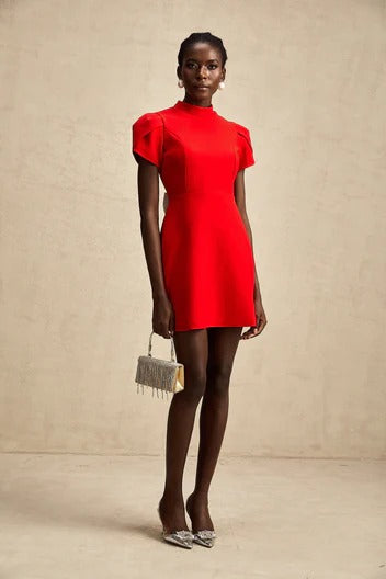 ANNA | Vestido mini rojo