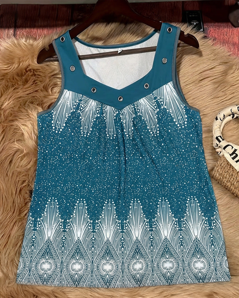 Mía - Camiseta Blusa sin mangas casual – Estiloso y versátil