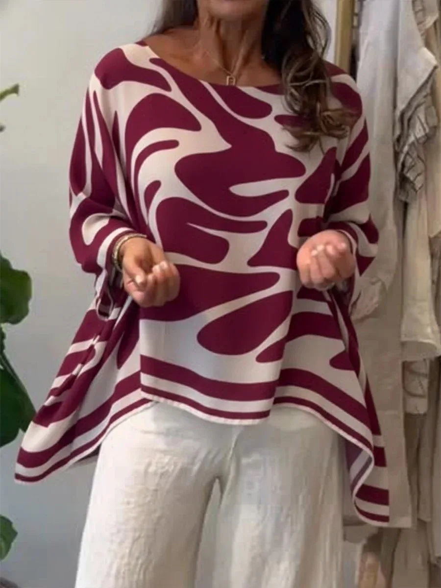 Laura – Blusa con estampado