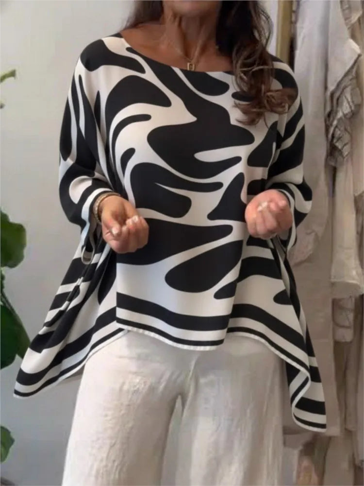 Laura – Blusa con estampado