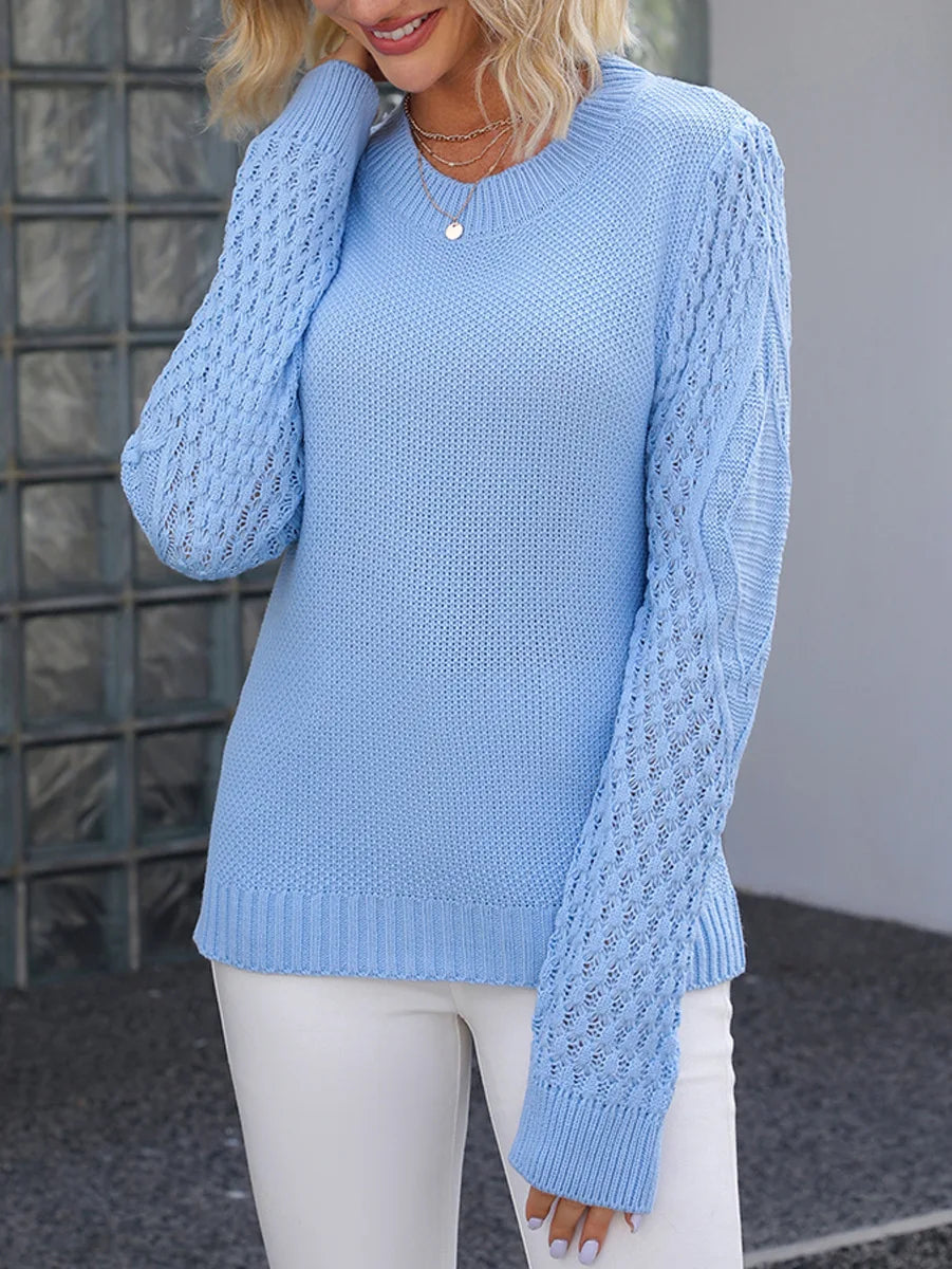 Eline – Jersey de cuello redondo