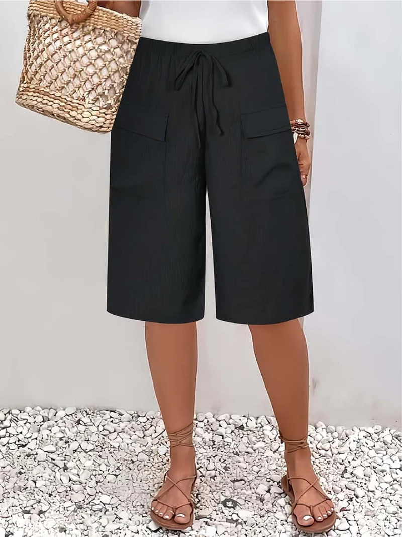 Lina – Pantalones cortos con cintura elástica